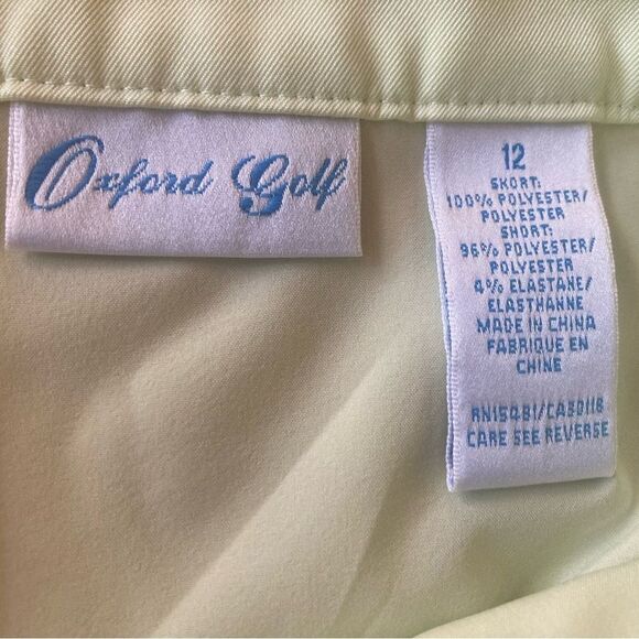 Oxford Golf Light Green Athletic Skort - Picture 6 of 12